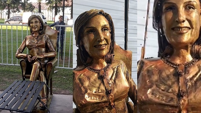 Habló el escultor de las estatuas de Mirtha Legrand No soy un